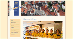 Desktop Screenshot of cafe-hanner.de